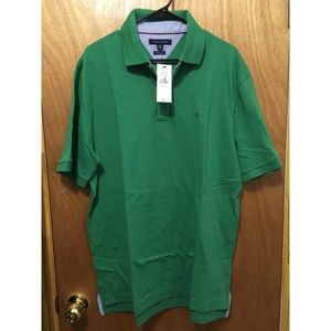 Tommy Hilfiger men’s classic-fit green polo